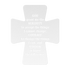 #1 Faith Integrated Cross Metal Wall Art