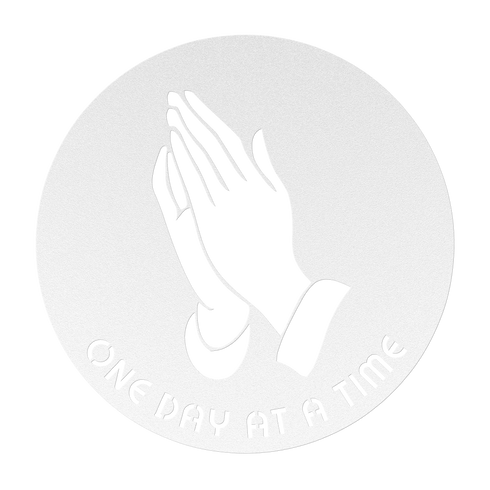 #207 - One Day at a Time Metal Wall Art