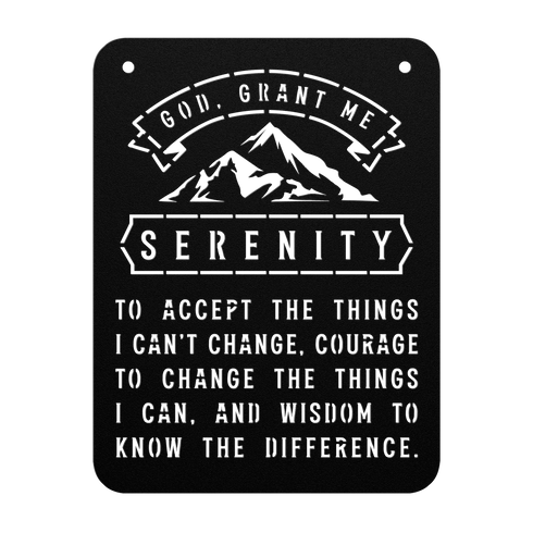 #208 - Serenity Metal Wall Art