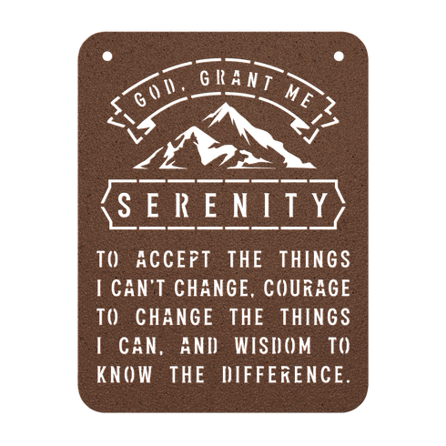 #208 - Serenity Metal Wall Art