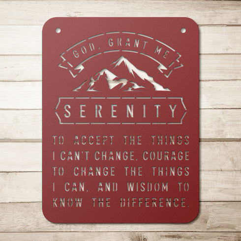 #208 - Serenity Metal Wall Art