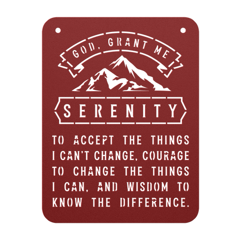 #208 - Serenity Metal Wall Art