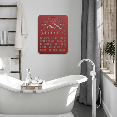 #208 - Serenity Metal Wall Art