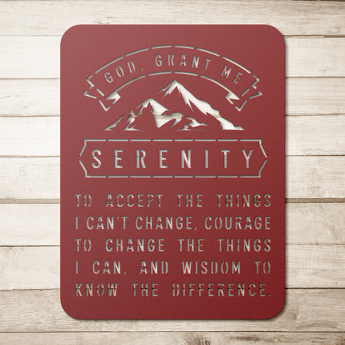 #208 - Serenity Metal Wall Art