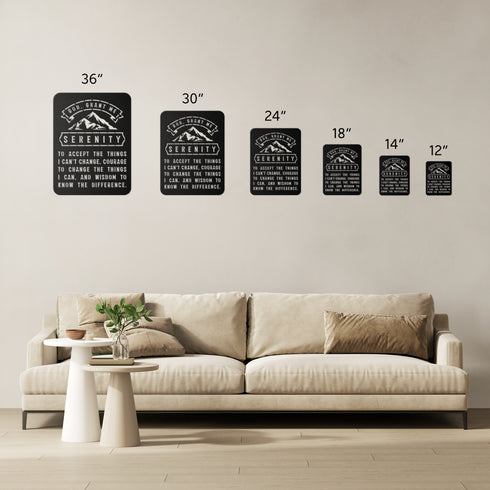 #208 - Serenity Metal Wall Art