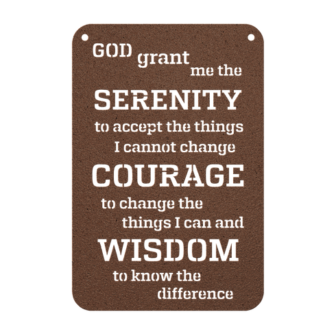 #209 - God Grant Me Metal Wall Art
