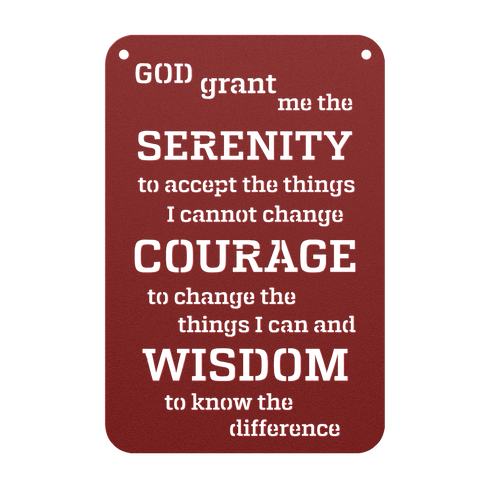 #209 - God Grant Me Metal Wall Art