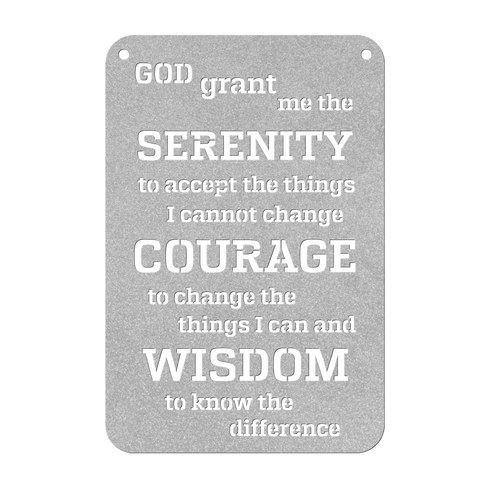 #209 - God Grant Me Metal Wall Art