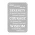 #209 - God Grant Me Metal Wall Art