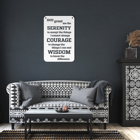 #209 - God Grant Me Metal Wall Art