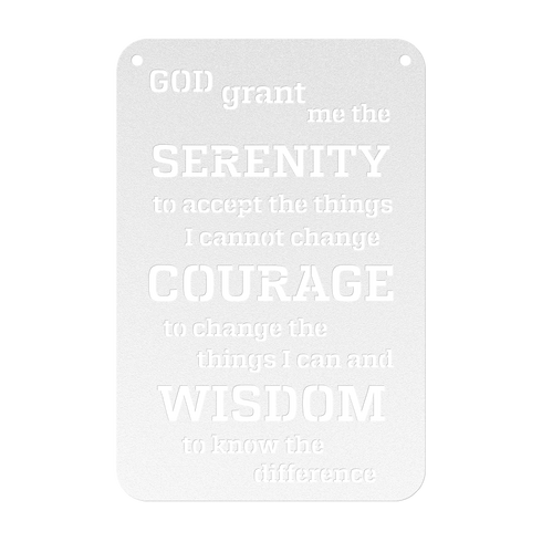 #209 - God Grant Me Metal Wall Art
