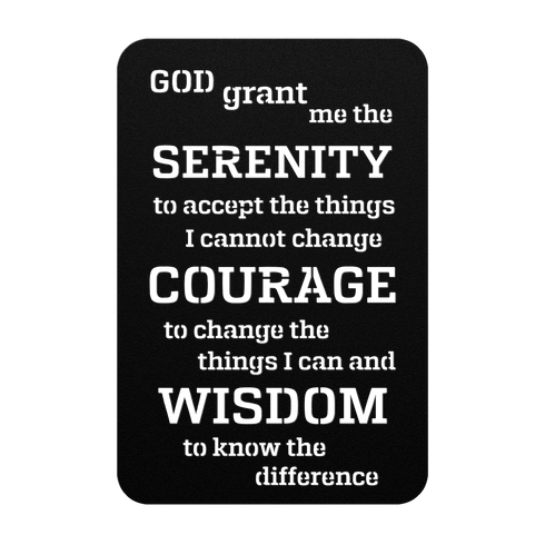 #209 - God Grant Me Metal Wall Art