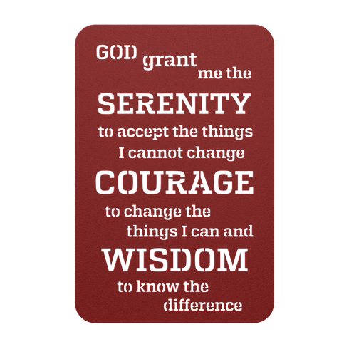 #209 - God Grant Me Metal Wall Art