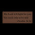 Exodus 14:14 “The Lord will fight for you” metal wall art #164