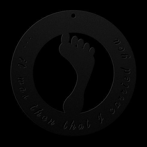 Footprints in the Sand Metal Wall Art #188