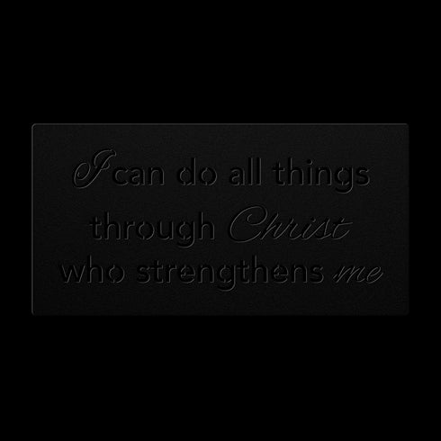 I Can Do All Things – Philippians 4:13 metal wall art