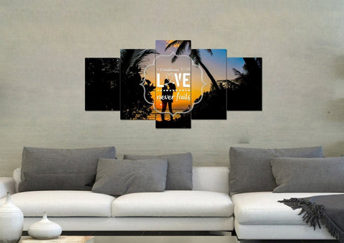 1 Corinthians 13:18 Wall Art Canvas Print