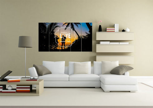 1 Corinthians 13:18 Wall Art Canvas Print