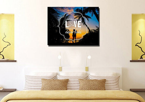 1 Corinthians 13:18 Wall Art Canvas Print