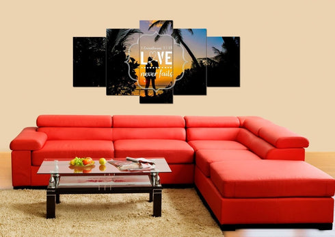 1 Corinthians 13:18 Wall Art Canvas Print