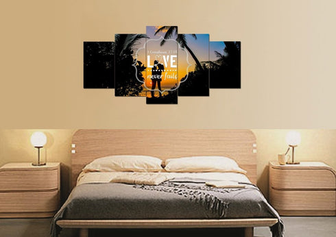 1 Corinthians 13:18 Wall Art Canvas Print