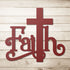 #1 Faith Metal Sign
