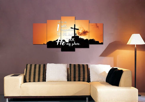 1 Peter 3:18 Canvas Wall Art Print