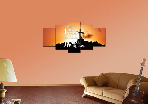 1 Peter 3:18 Canvas Wall Art Print