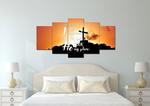 1 Peter 3:18 Canvas Wall Art Print
