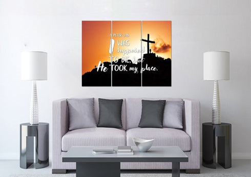 1 Peter 3:18 Canvas Wall Art Print