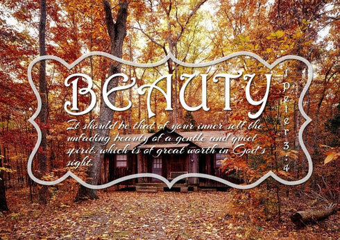 1 Peter 3:4 Canvas Wall Art Print