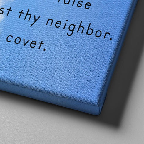 10 Commandments on Cloudy Sky #7 Wall Art