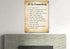 10 Commandments on Parched Paper #5 Wall Art
