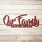 #10 Our Family Founded by God Metal Sign