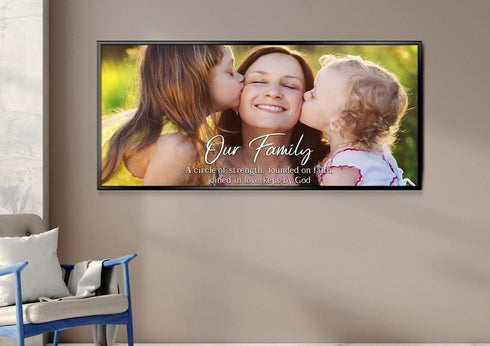 #11 Family Joined in Love Canvas Art