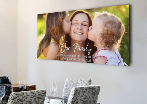 #11 Family Joined in Love Canvas Art