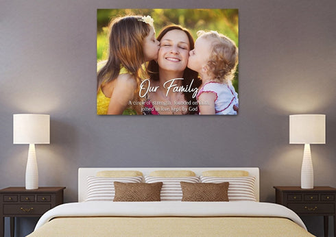 #11 Family Joined in Love Canvas Art