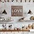 #11 Family Love Faith Metal Sign