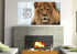 Lions Stare #11 Joshua 1:9 Be Strong and Courageous Wall Art