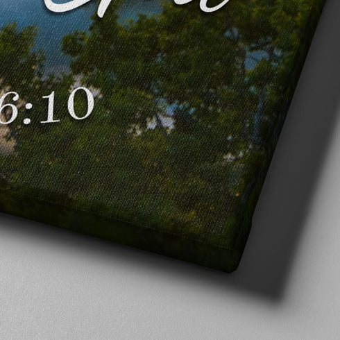 #12 Clouds Above Mountains & Be Still Canvas Art