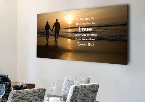 #12 Romans 10:12 Love & Devote One Another Family Art