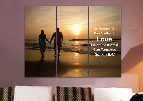 #12 Romans 10:12 Love & Devote One Another Family Art