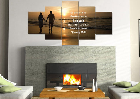 #12 Romans 10:12 Love & Devote One Another Family Art