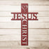 #123 - Jesus Christ Cross Metal Sign