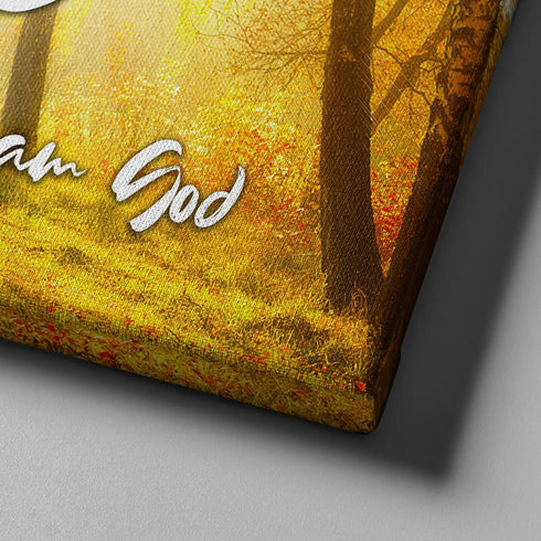 #13 Red Autumn & Be Still and Know I am God Wall Art Sign