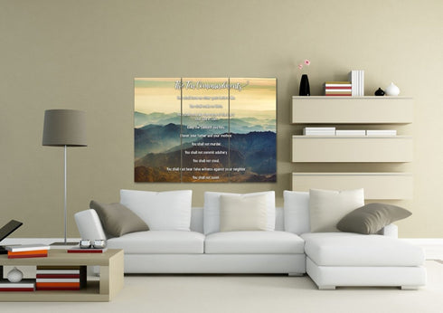 #15 Mount Sinai Mornings & 10 Commandments Wall Art