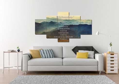 #15 Mount Sinai Mornings & 10 Commandments Wall Art