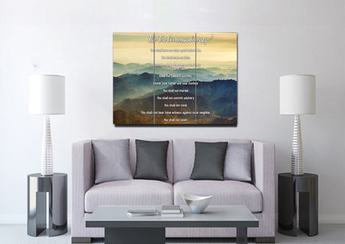 #15 Mount Sinai Mornings & 10 Commandments Wall Art