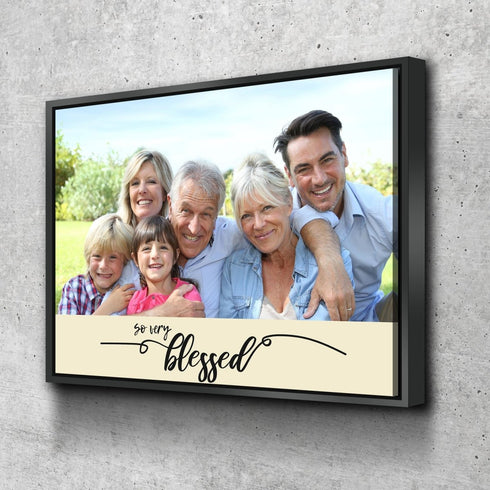 #15 So Very Blessed - Grandparents Family Canvas