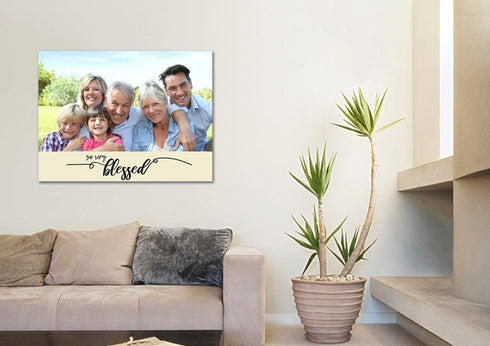 #15 So Very Blessed - Grandparents Family Canvas